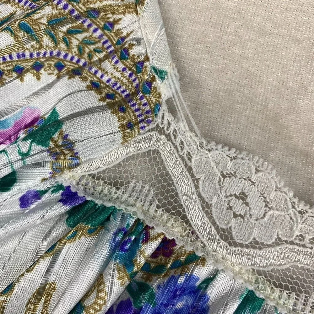 Intimate Options Vintage Nightgown Floral‎ Paisley Grandmacore No Size Tag (L)